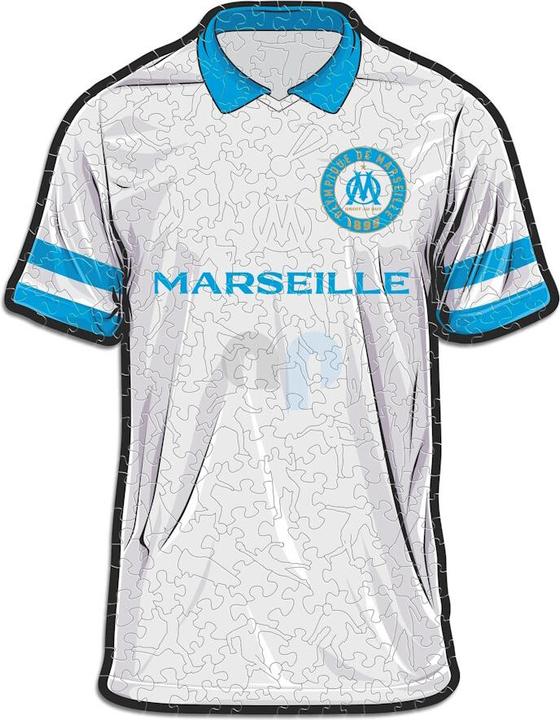 Produktbild Iconic Olympique Marseille - Trikot - Holz Puzzle Grösse M (270 Teile) (270 Teile)
