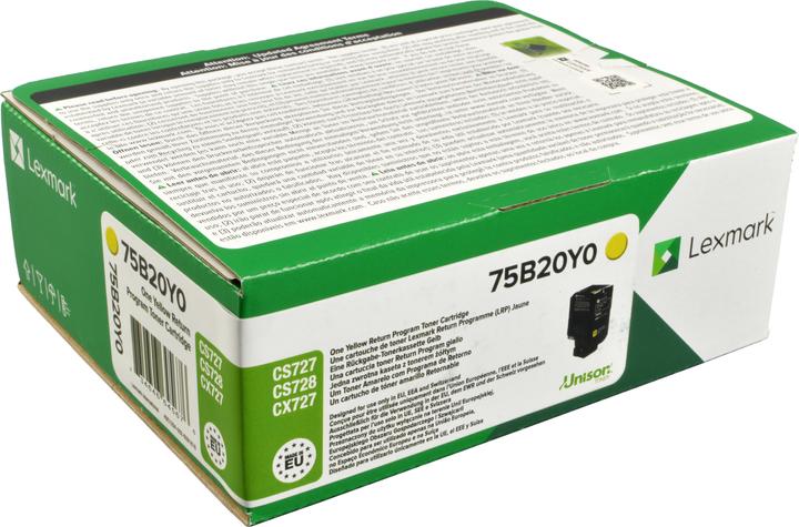 Actual product image Lexmark 75b20y0 (Y)