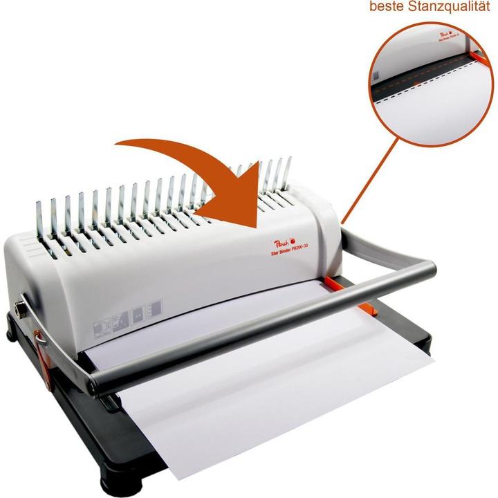 Actual product image Peach Star Binder Pro (Comb binding)