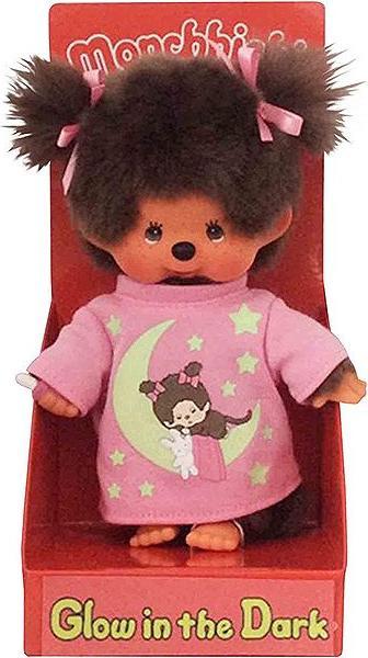 Actual product image Monchhichi Glow in the Dark Girl (20 cm)