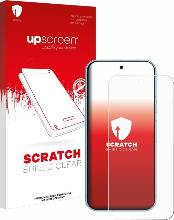 Produktbild upscreen Schutzfolie Displayschutz Displayschutzfolie Folie Klar Transparent (1 Stück, Google Pixel 9)