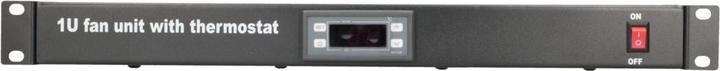 Image du produit Extralink 19/" RACK MOUNT FAN PANEL (2 FANS) WITH THERMOSTAT