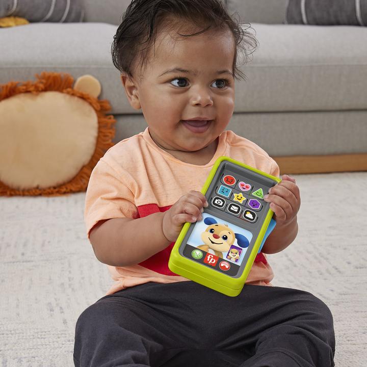 Produktbild Fisher-Price 2-in-1 Slide to Learn Smartphone (DU, F, D, I, QE) (Deutsch, Französisch, Englisch, Italienisch)