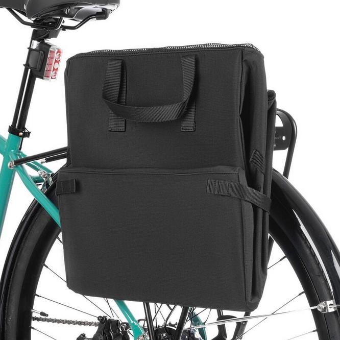 Actual product image Blackburn Local Grocery Pannier Gepäckträgertasche Schwarz, Wasserdicht (Luggage carrier bag)