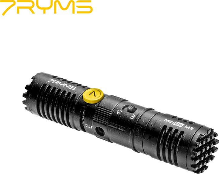 Actual product image 7Ryms Two-way Bi-directional Mini Shotgun Microphone (For 3.5mm TRS Interface Camera)