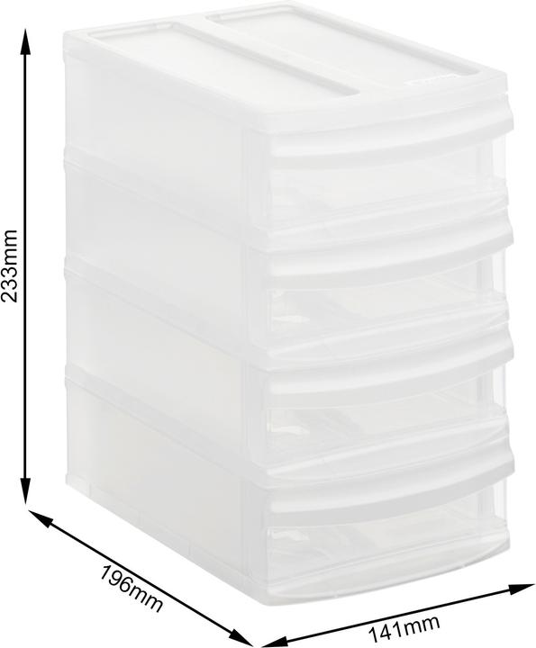 Image du produit Rotho Boîte à tiroirs Systemix Tower XS (A5)