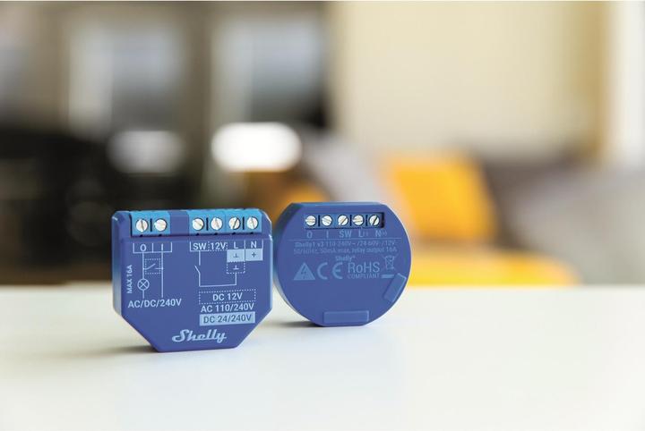 Productafbeelding Shelly WLAN-schakelaar Actuator Plus 1 WiFi-schakelaar (Schakelaandrijving)