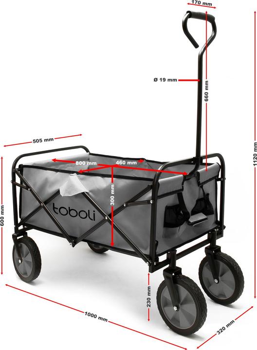 Immagine prodotto Toboli Carrello porta-scooter pieghevole per fuoristrada