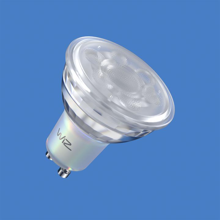 Productafbeelding WiZ Afstembaar wit en gekleurd glas (GU10, 4.70 W, 345 lm, 2 x, F)