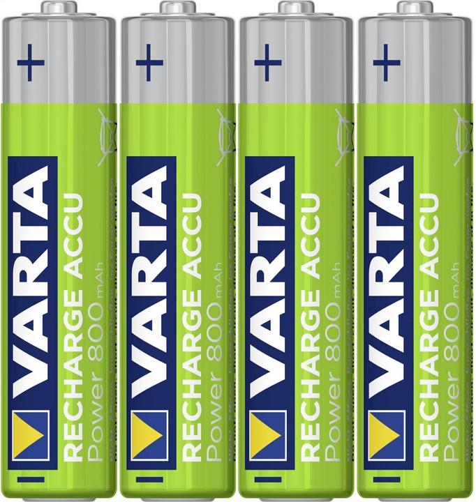Produktbild Varta Recharge Accu Power (4 Stk., AAA, 800 mAh)