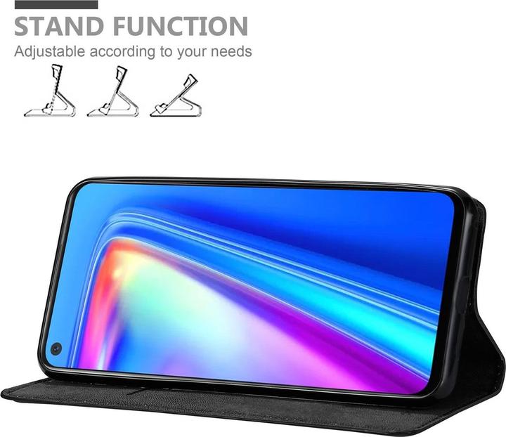 Actual product image Cadorabo Book Invisible Magnet Cover (Realme 7)