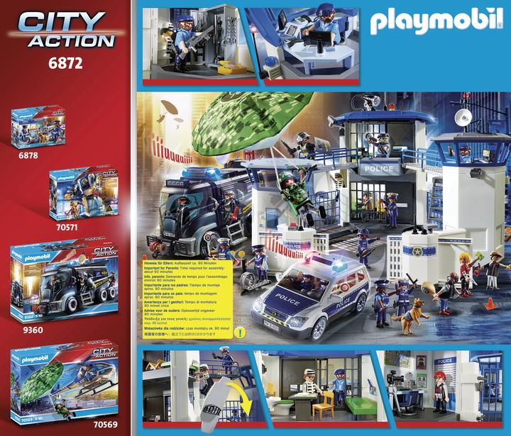 Actual product image Playmobil Intl. police command center with prison (6872, Playmobil City Action)