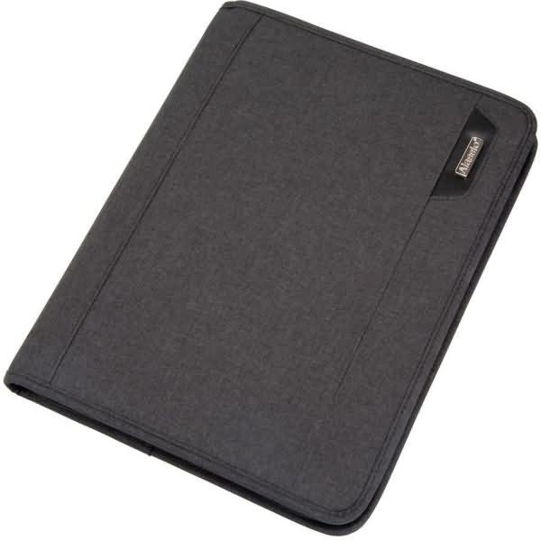 Actual product image Organiser folder ""OLBIA"", DIN A4, anthracite made of polyester and Finetouch imitation leather (A4, 1 x)