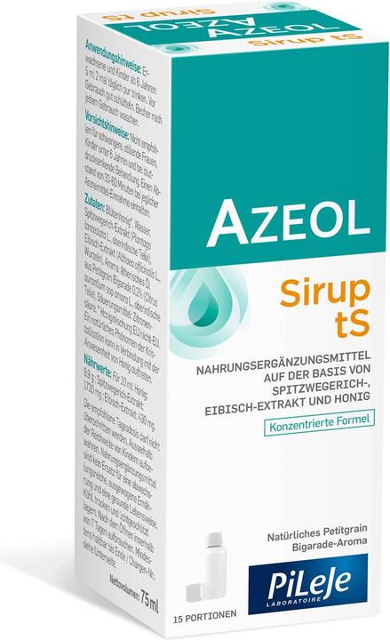 Actual product image PiLeJe toux sèche Sirup natürliches Petitgrain Bigarade Aroma (1 Piece)
