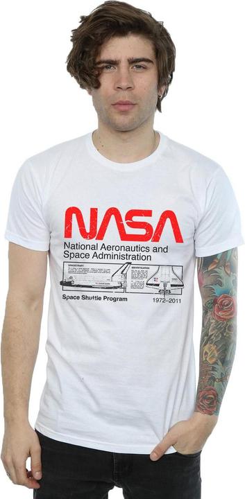 Immagine prodotto Nasa Maglietta da uomo in cotone Space Shuttle (3XL)