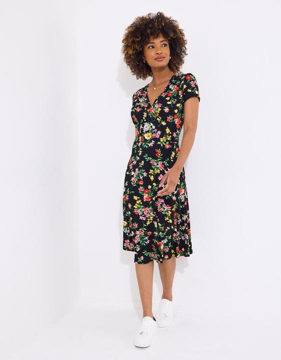 Produktbild Joe Browns Dark Floral Jersey Wrap Dress (38)