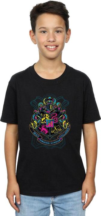 Produktbild Neon Hogwarts Crest TShirt Jungen (140, 146)