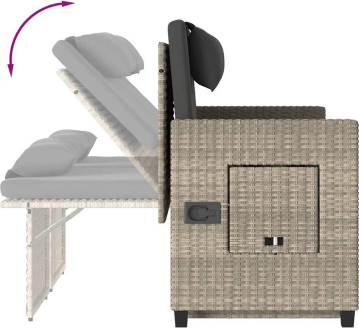 Produktbild VidaXL 10-tlg. Garten-Lounge-Set mit Kissen