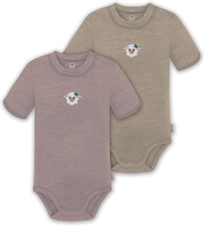Normani 2er Set Baby Merino Kurzarmbody „Tihoi" - 9317