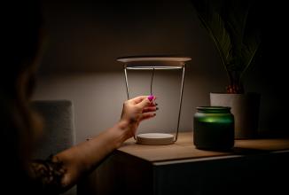 Actual product image Humanas HS-ML01 Makeup Mirror with LED Lighting USB (20 x 20 x 30 cm)