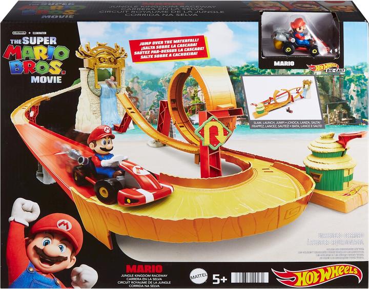 Actual product image Hot Wheels Mario Kart Kong Island Track Set
