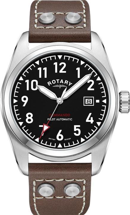 Produktbild Rotary GS05470/19 Commando Herrenuhr 42mm 10ATM (Analoguhr, 42 mm)