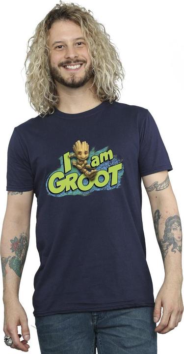 Produktbild Guardians Of The Galaxy I Am Groot Jumping TShirt (XL)