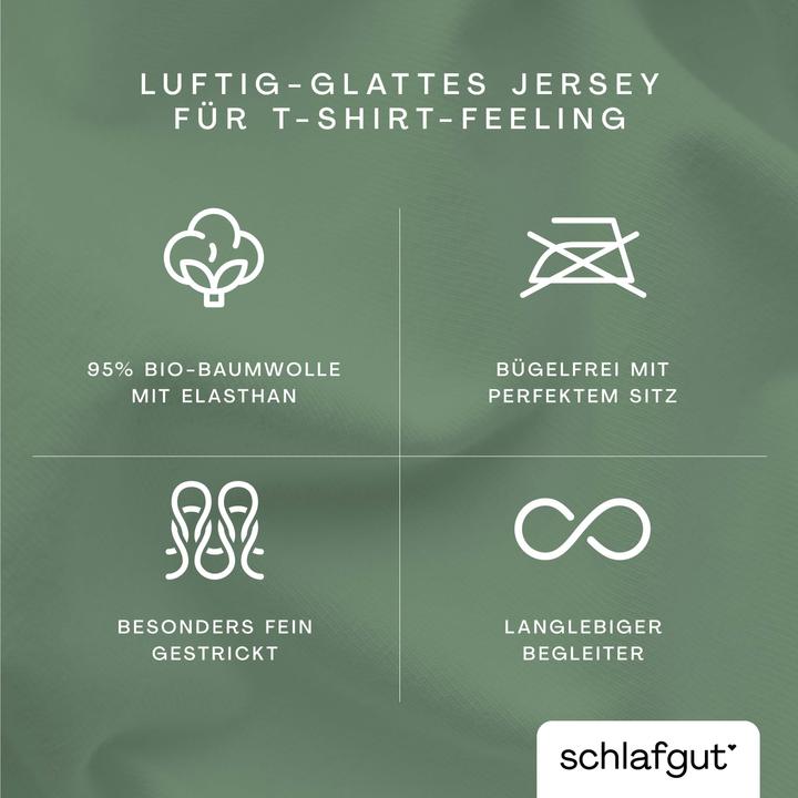 Immagine prodotto schlafgut Knitted Jersey (Copripiumino, 200 x 200 cm)