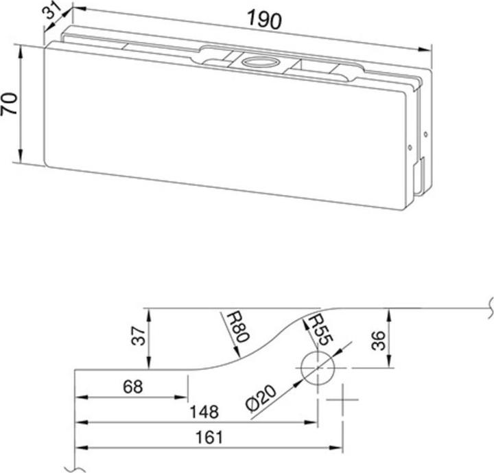 Actual product image Werkstarck Upper trunnion TP2 (1 pcs.)