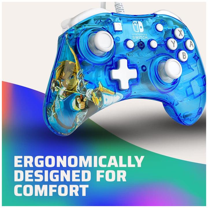 Image du produit PDP Rock Candy Wired Controller : Lien Berry Brave (Switch OLED, Switch Lite, Switch)