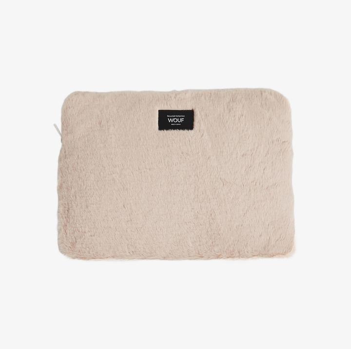 Actual product image Wouf Faux fur laptop sleeve 34 cm (14.96")