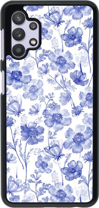 Produktbild PhoneLook Hülle Spring 23 watercolor blue flowers (Samsung Galaxy A32 5G)