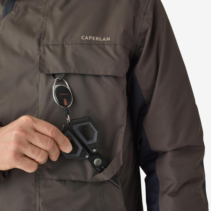 Actual product image Caperlan Fishing jacket FJ 500 warm men khaki (L)