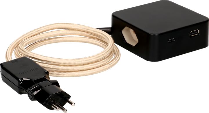 Image du produit Max Hauri Cube (3 x, Type 13, USB-A, USB-C, 2 m)