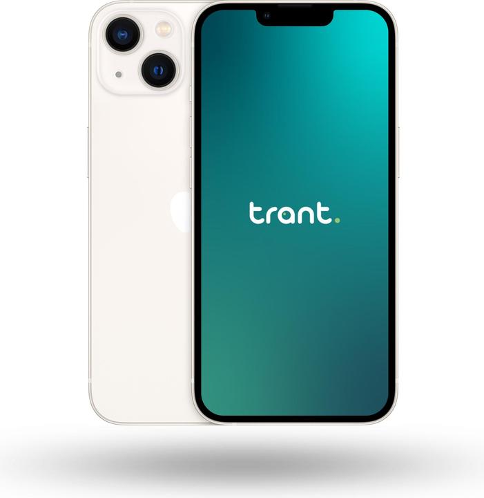 Trant.ch iPhone 13 (256 GB, Starlight, 6.10", SIM + eSIM, A / Like new)