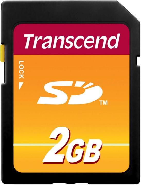 Transcend Carte numérique sécurisée SD (2 Go, SD)