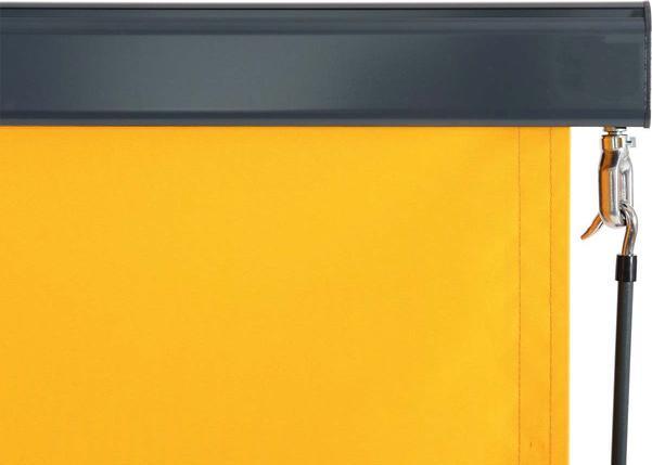Produktbild Swisshandel24 Vertikalmarkise, Senkrechtmarkise Sichtschutz Aussenrollo Rollo, UV-Schutz 50 Stoff - 250x180cm, gel (1.80 m)