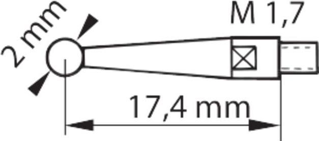 Actual product image Mitutoyo Sensing lever measuring device with inclined clock, measuring range per direction / housing diam... (Metric)