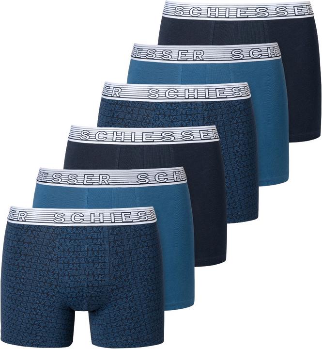 Immagine prodotto Schiesser Pack of 6 Teens Boys 95/5 Organic Cotton Shorts / Pants (140, confezione da 6)