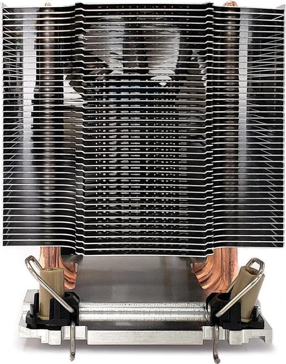 Actual product image Dynatron N6 Intel CPU Cooler 3U 4189-4-5 P4-P5 or P+ aluminum stack fin with heat pipes Active with PWM and (110 mm)
