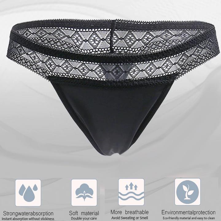 Produktbild Bonbon Rose Menstruationstanga mit kleiner quadratischer Spitze (XXL)