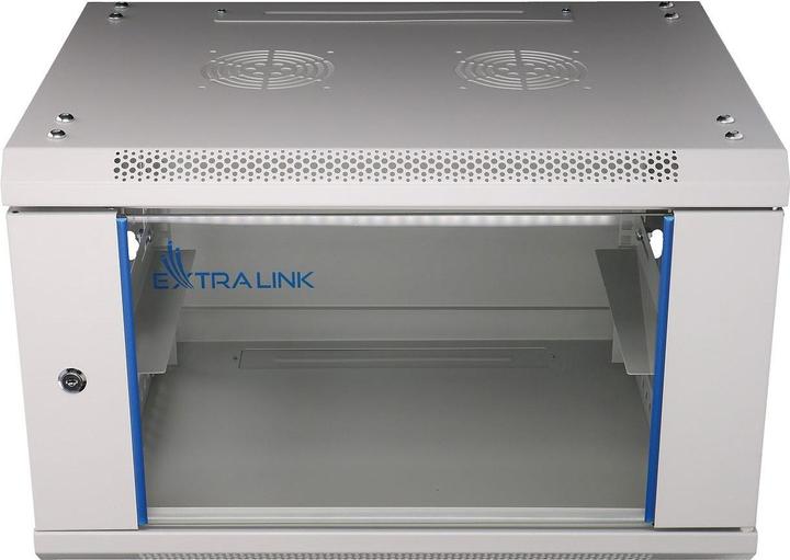 Actual product image Extralink EX.8567 Rack 6U Wall Mounted Shelf (6 RU, 19 inch rack)