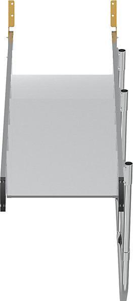 Produktbild Munk Treppe 45° Stufenbreite 600 mm 6 Stufen Aluminium geriffelt (Trittleiter, 138 cm)