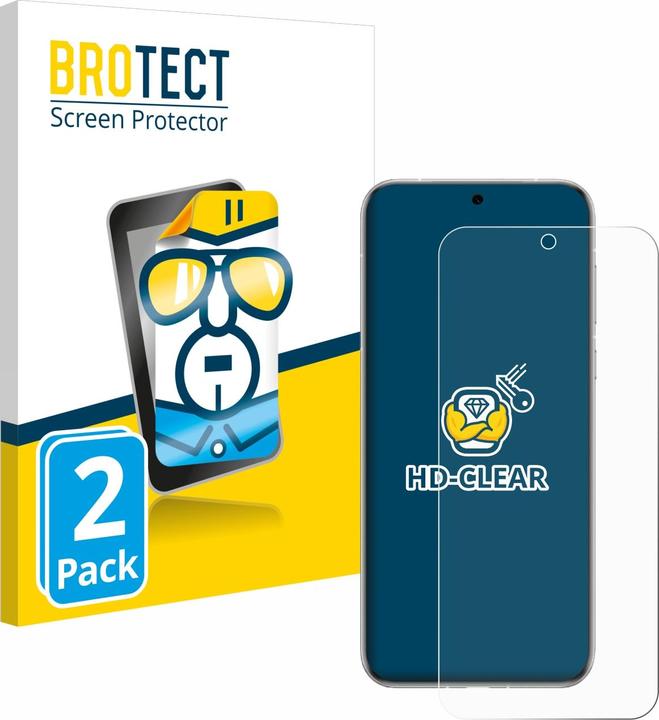 Actual product image BROTECT Screen Protector Clear (2 Piece, Honor 70 Pro)