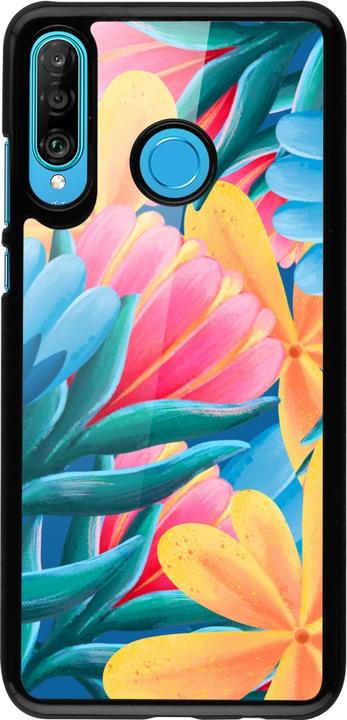 Actual product image PhoneLook Cover Spring 23 colourful flowers (Huawei P30 Lite)