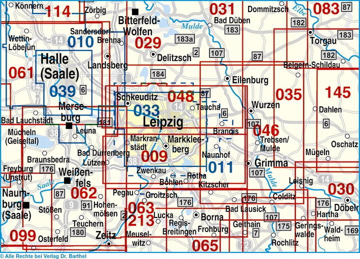 Produktbild Doktor Barthel Stadtplan Leipzig