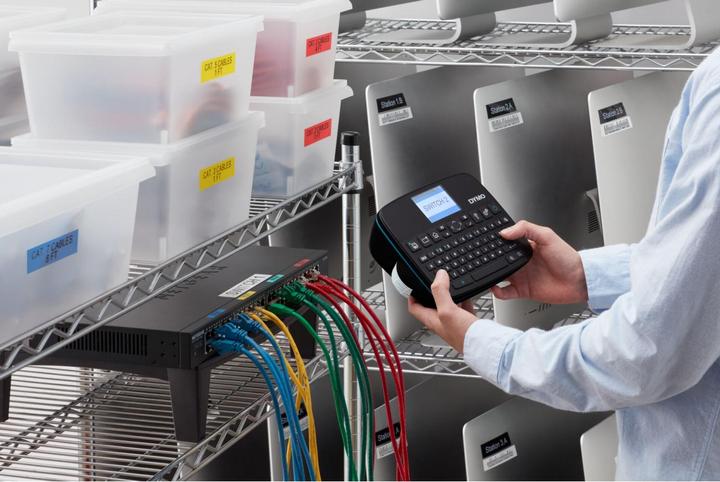 Actual product image Dymo LabelManager 640CB 6/9/12/19/24mm D1 tapes Qwertz