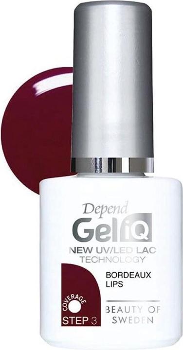 Immagine prodotto Depend Gel iQ Bordeaux Labbra 5 ml (Labbra bordeaux, Smalto per unghie effetto gel)