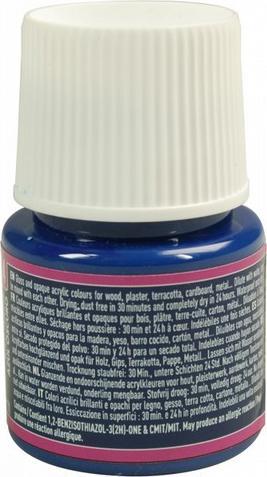 Image du produit Pebeo Deco Couleur acrylique brillante (Donkerblauw, 45 ml)