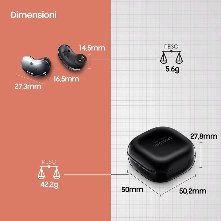 Immagine prodotto Samsung Galaxy Buds Live (ANC, 4.50 h, Senza fili)